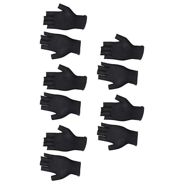 Mjuka Fingerlösa Bomullshandskar Flexibel Design Olika Handstorlekar Arbetssäkerhet
