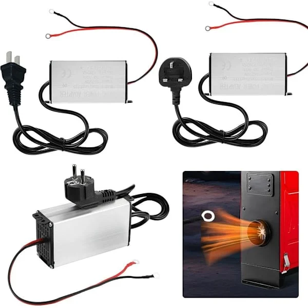 [LCS] Dieselvarmer 12V strømforsyning, 240V til 12V transformer, egnet til 5kW og 8kW integrerede dieselvarmere.