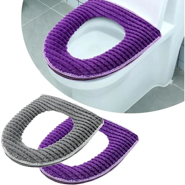 Toilet Seat Covers for Bathroom, 2-Pack, with Cushion