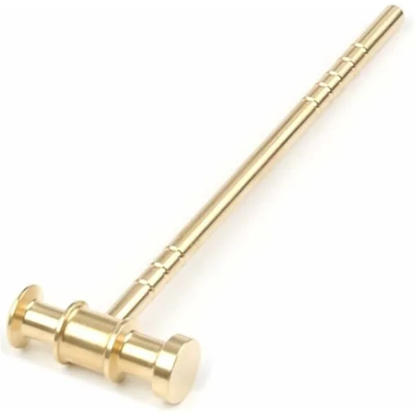 Høykvalitets messing L150mm solid hammer DIY for håndhammer klokkereparasjon hammer lærhammer håndverktøy deler