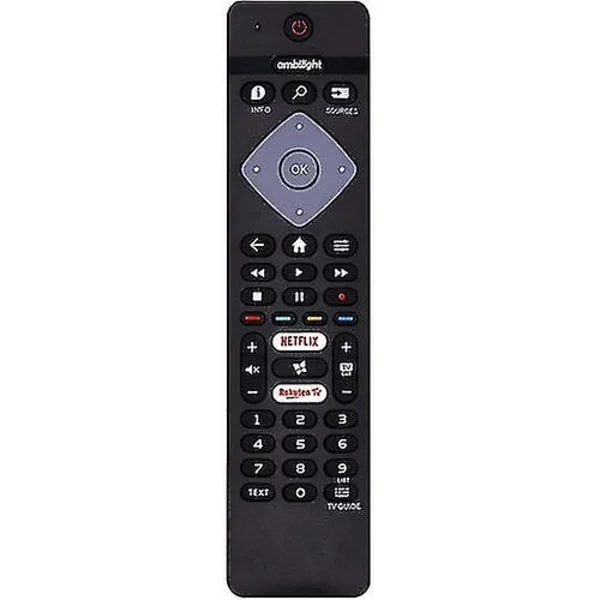Korvaava Philips TV-kaukosäädin Philips Ambilight LED LCD 4K UHD TV:lle 43pus8105/12 50pus8105/12 58pus7855/12 65pus7855/12 70pus7855/12 75pus7855/1