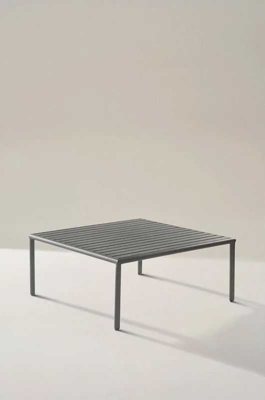 Jotex - Soffbord 80x80 Cm Aluminium Khakigrön MENTON - Köp Utebord hos Jotex