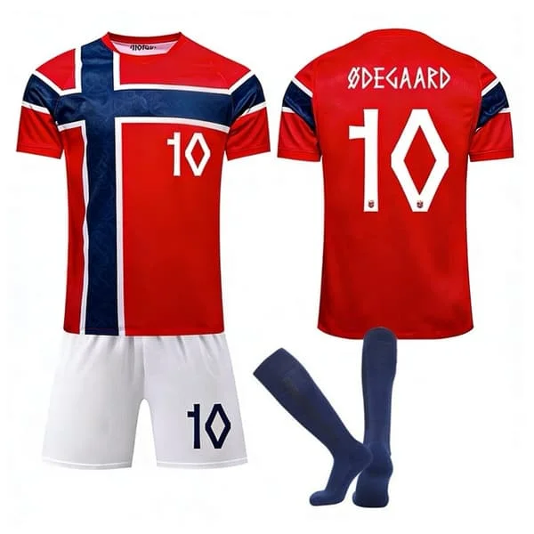 2026 VM Norges fodboldtrøjer Børn og voksne hjemme