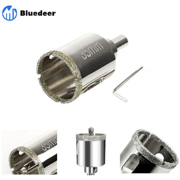 35 mm diamant hullsag med styrebor – for fliser, glass, keramikk, marmor og granitt