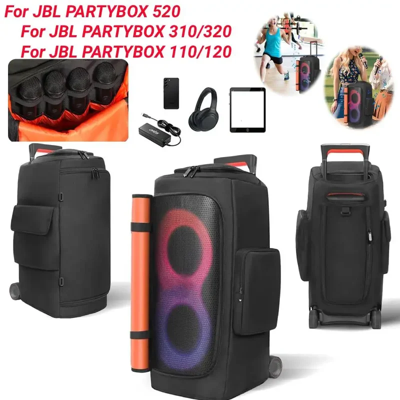 AliExpress - Tragbare Lautsprecher-Staubschutzhülle mit Mikrofontasche für JBL PARTYBOX 310 320 520 710, Lautsprecher-Aufbewahrungstasche, Party-