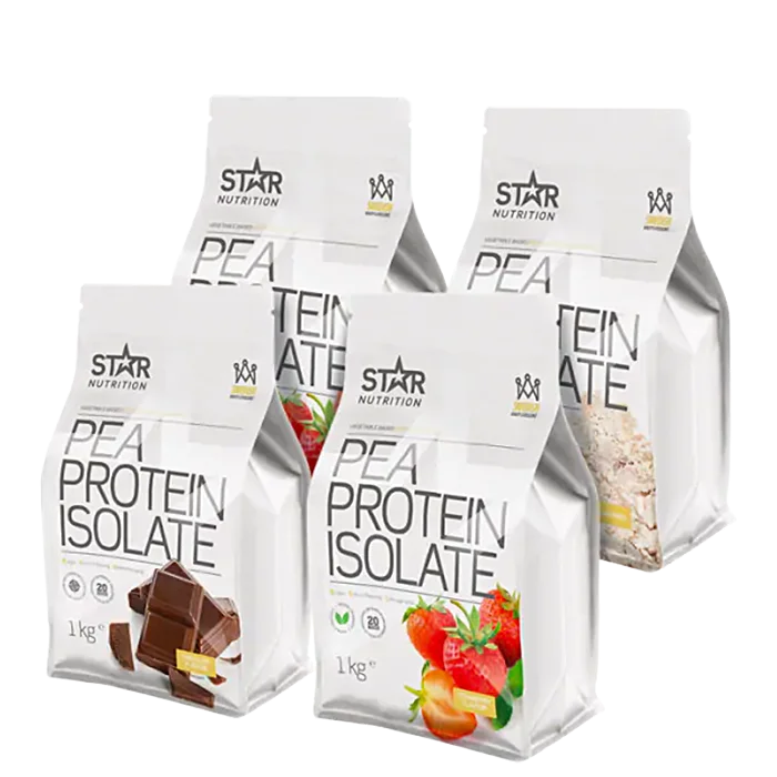 Mix&Match: 4 x herneproteiini-isolaatti Herneproteiini-isolaatti 1 kg