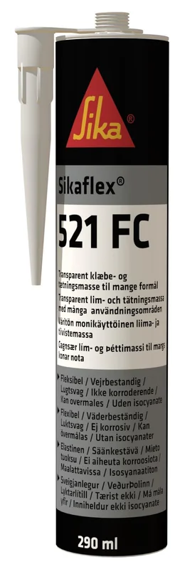 Sika Flex-521 FC Fogmassa 290 ml Svart, Kemteknik