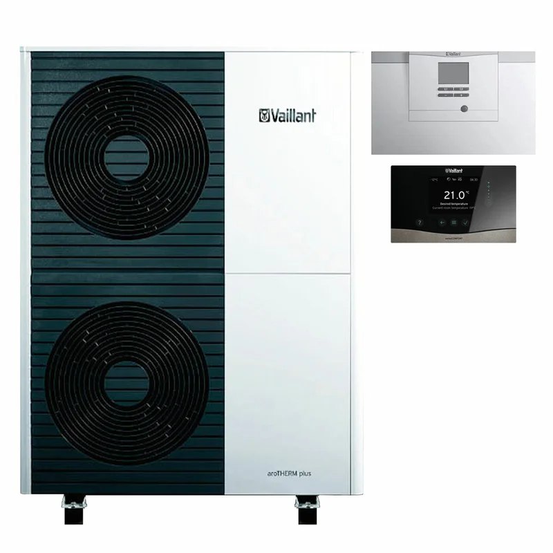 Pompa di calore aria-acqua Vaillant aroTHERM plus VWL 125/6 12 kW 230 V monofase monoblocco R290 A++ ad alta temperatura