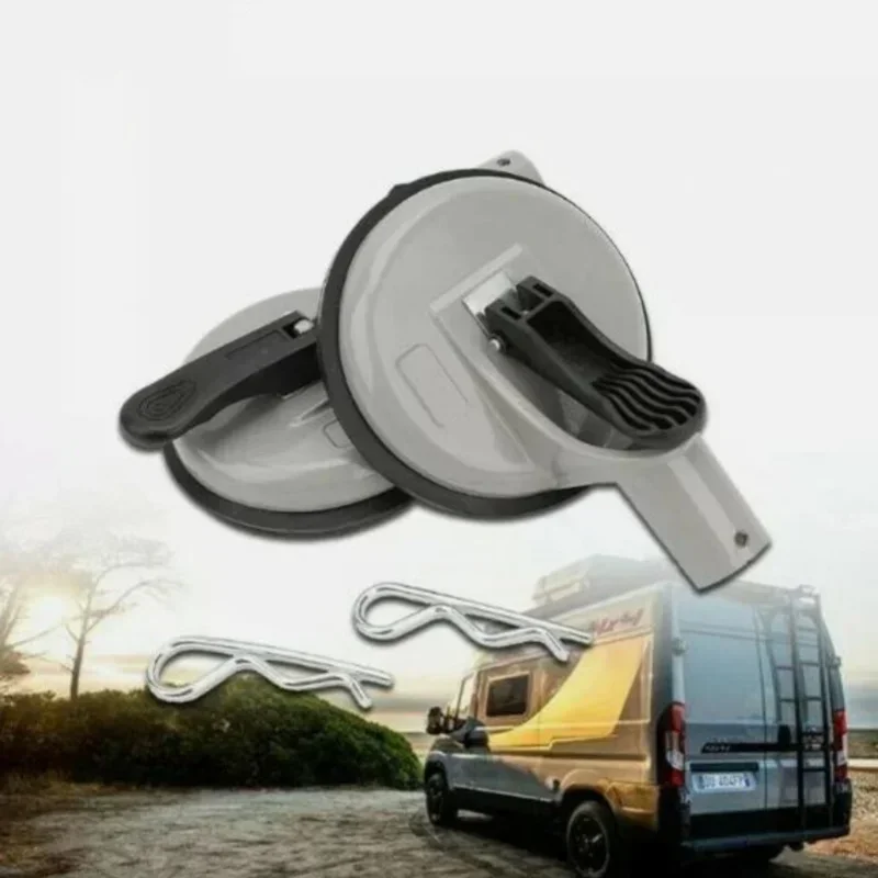 AliExpress - 2 jeux de supports muraux pour pare-soleil, repose-pieds, support à ventouse Compatible avec Thule Omnistor pour RV, accessoires à 