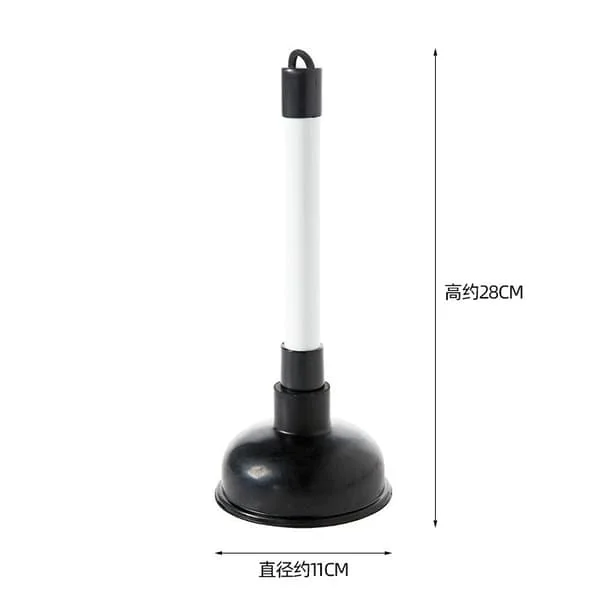 100 mm (4 tum) Vaskrensare med 225 mm (9 tum) Plasthandtagsdiameter, Vit/Svart