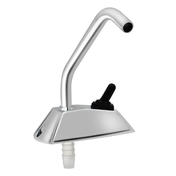 Spout Single Hole Faucet RV Marine Kitchen Sink Faucet Caravan Full 360 Degree Rotation