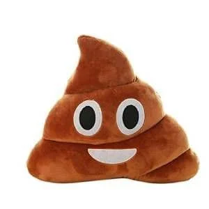 【NX】Plys Emoji Lort Pølse Pude Lort Pølse Gave Høj Kvalitet
