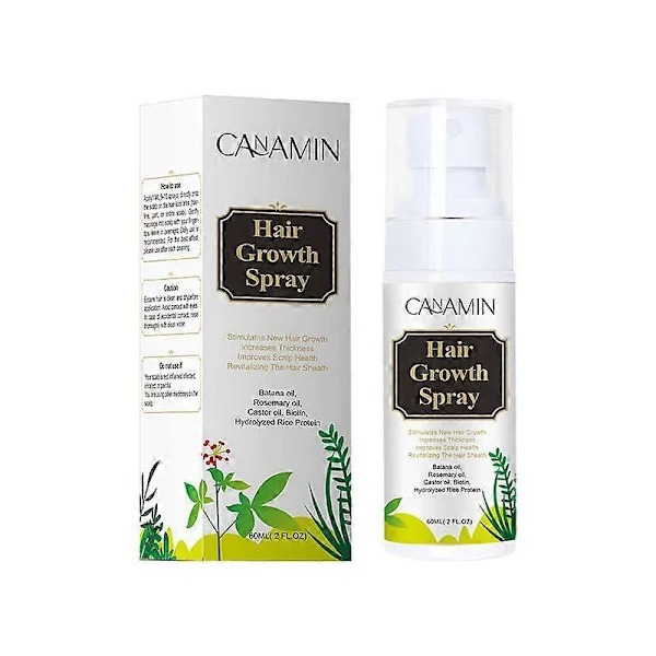Naturlig Hårväxt Oljespray: Batana Rosmarin Serum Biotin Risprotein Hårbottenvård - Förtunnande Hår Återväxt Förtjockning för Kvinnor