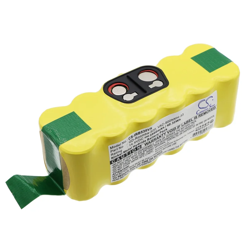 Batteri 137173 for iRobot støvsuger - 2800mah 14,4V