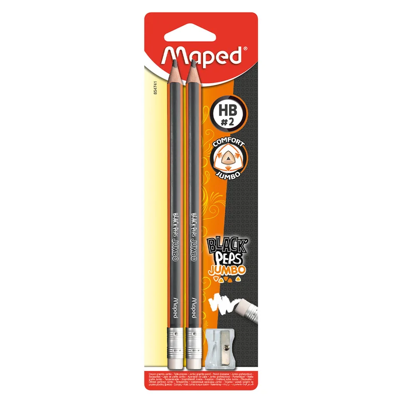 Maped Lyijykynät HB Jumbo 2 kpl