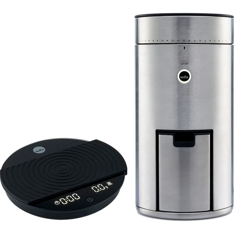 Wilfa Kaffekvarn WSFB-100S med våg KS1B-T2 | Kaffe > Kaffebryggare | Bagaren och Kocken