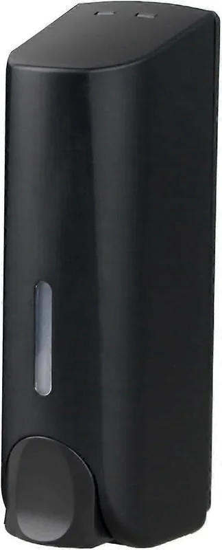 Tvålpump för duschgel, balsam, väggmonterad, 350 ml, matt svart