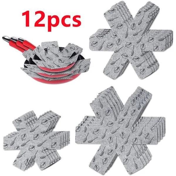 Kastrullavskiljare,Panna Skydd,Isolator Kuddar,för brickor,serviser,woks,Undvik Etiketter