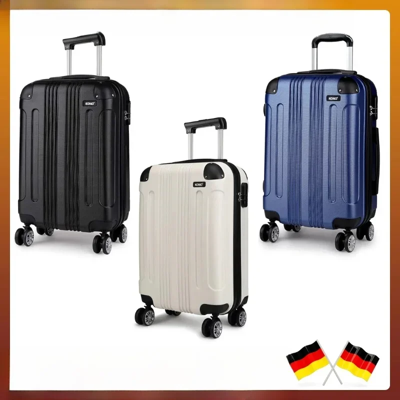 AliExpress - Valise KONO valise trolley légère et rigide avec 4 roues jumelles matériau ABS