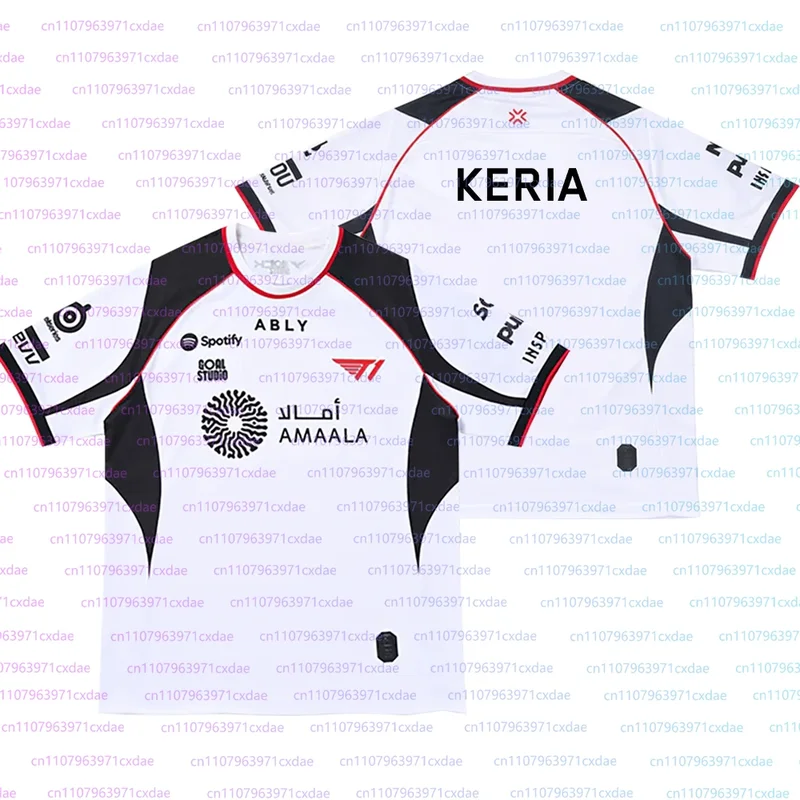 AliExpress - Nouveau Maillot de l'Équipe d'Esports T1 VCT 2026 Valorant - T-shirts League of Legends Faker Keria Peyz - Souvenirs pour Fans - 