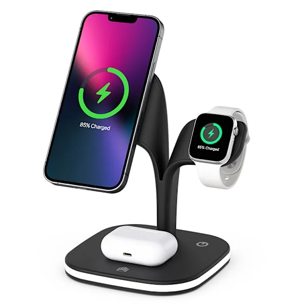 5-i-1 Magnetisk Trådlös Laddare för iPhone 12-16 Pro/Max/Mini-FO-