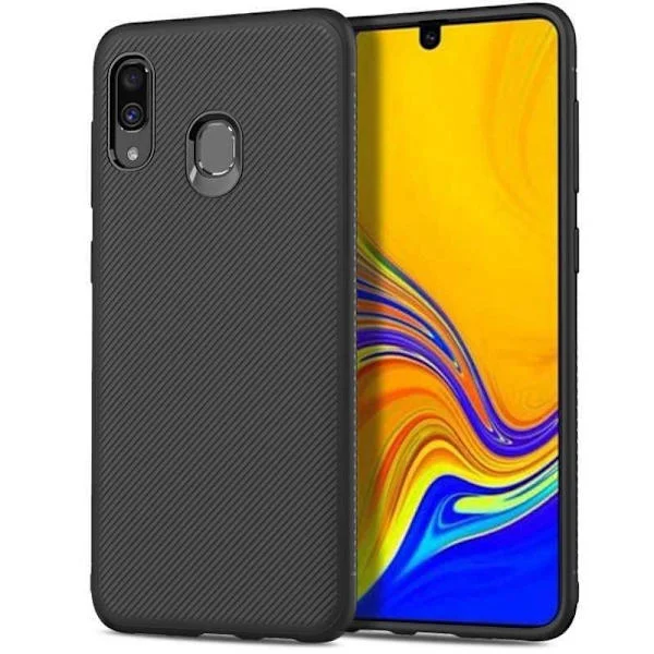 Samsung A40 Stöttåligt Skal FullCarbon V3