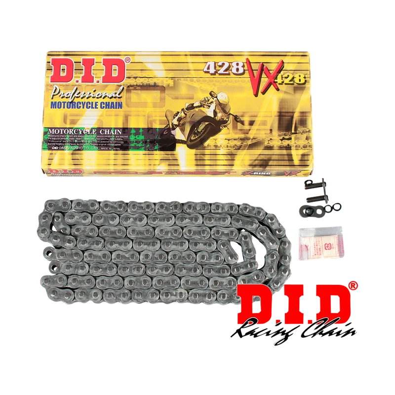 D.I.D 428VX Ketting X-ring – Zoek Op Motor - Kawasaki D-Tracker 125 2009-2016