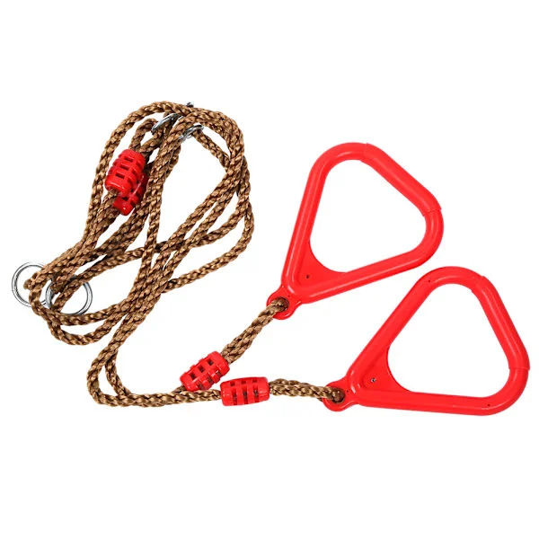 Barn Voksen Pull-up Ringer Plast Trapeze Sving Trekantet Gym Fitness Sportsleketøy