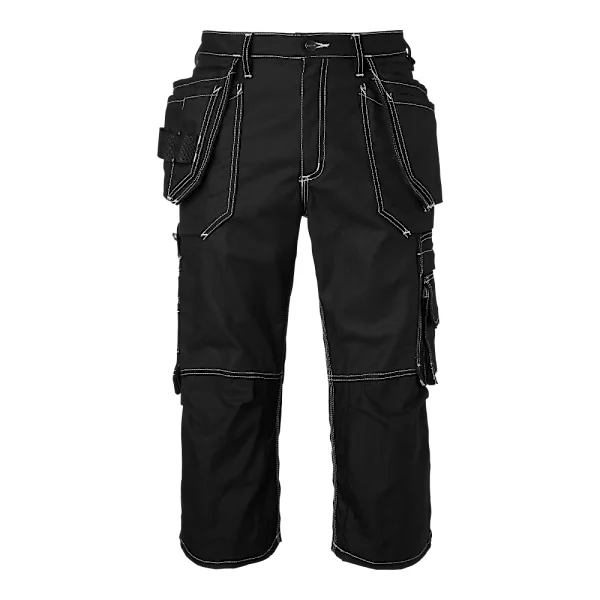 233 Craftsmen 3/4 Trousers Black Male