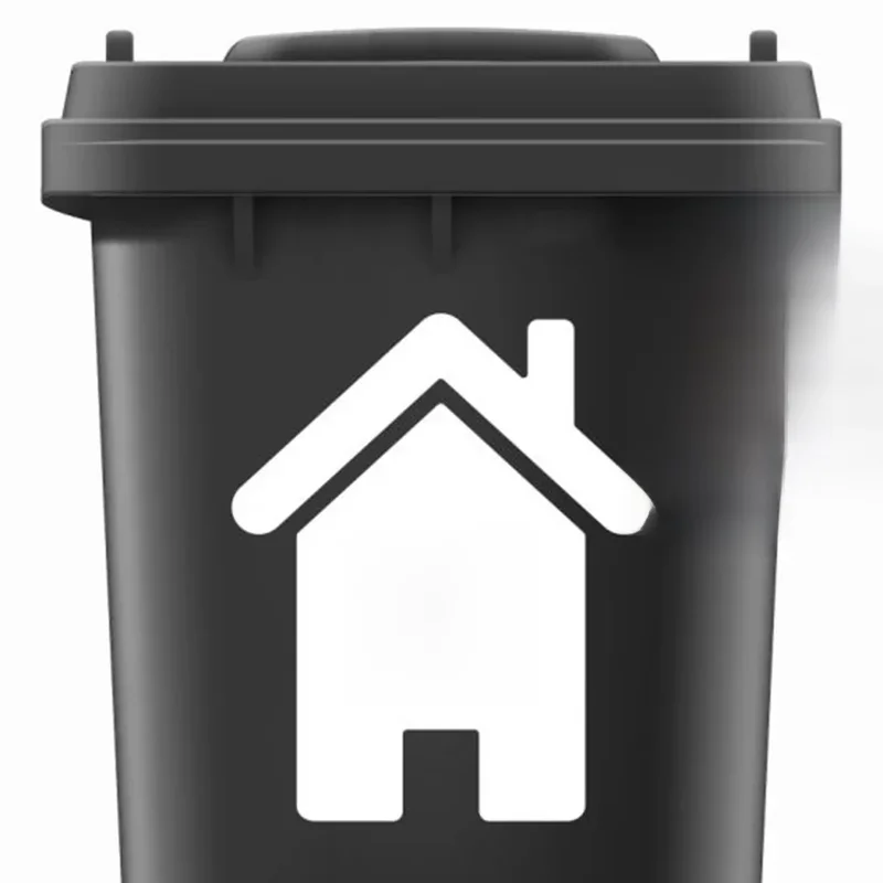 AliExpress - 4 Stuks Gepersonaliseerde Wheelie Bin Vuilnis Prullenbak Container Huisnummer Stickers Decal Vinyl Garage Home Decor