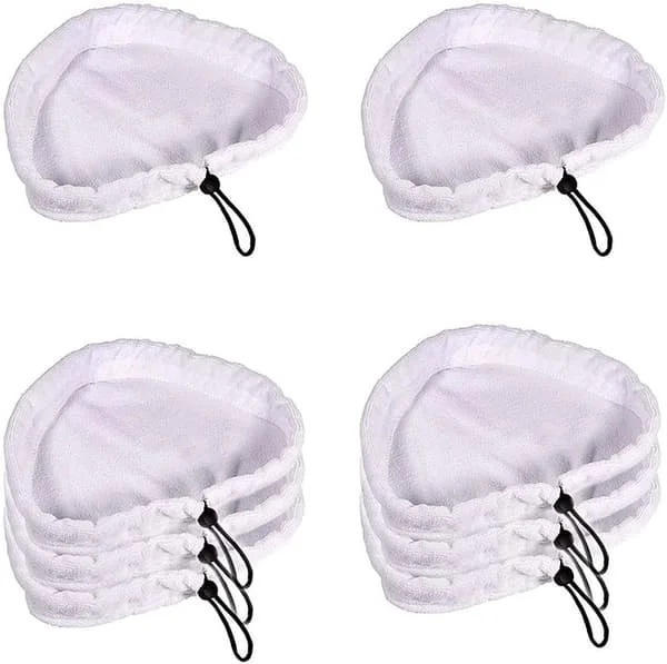 Steam Mop 8 Pieces Microfiber Cloth Microfiber Steam Cleaning Pads Washable Mop Replacement Parts