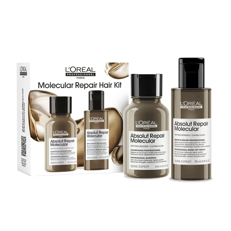 L'Oréal Professionnel Absolut Repair Molecular Mini Duo Kit Shampoo + Conditioner Liquido - Cofanetti per Capelli