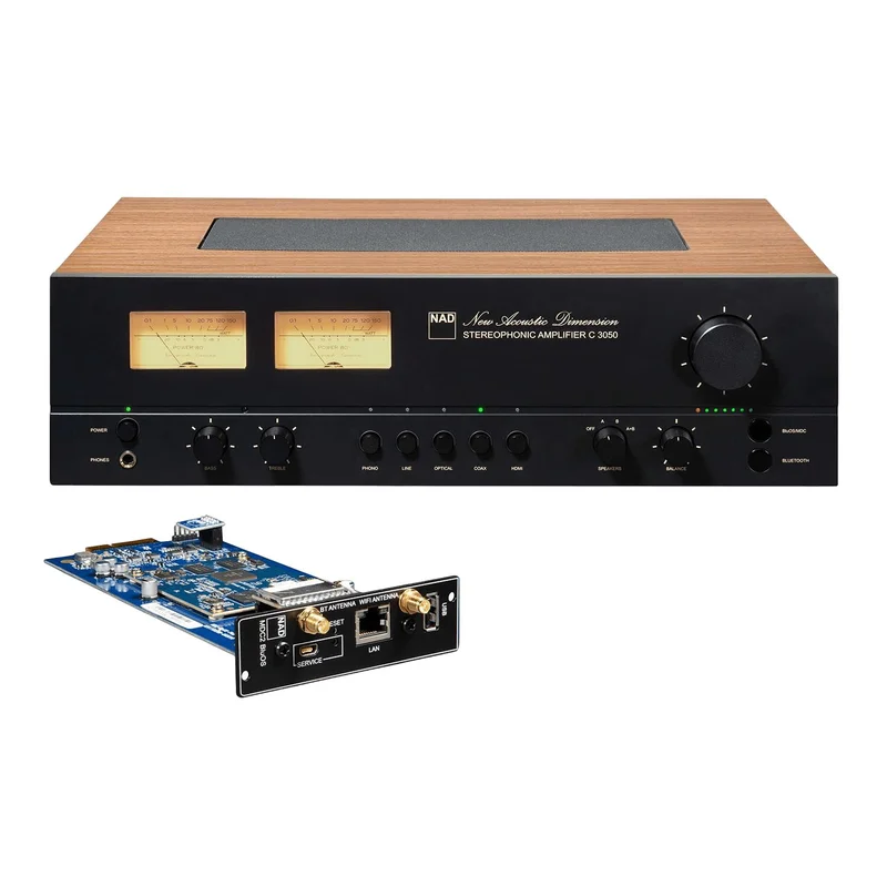 NAD C 3050 + NAD MDC2 BluOS-D Stereo-Verstärker mit Streaming
