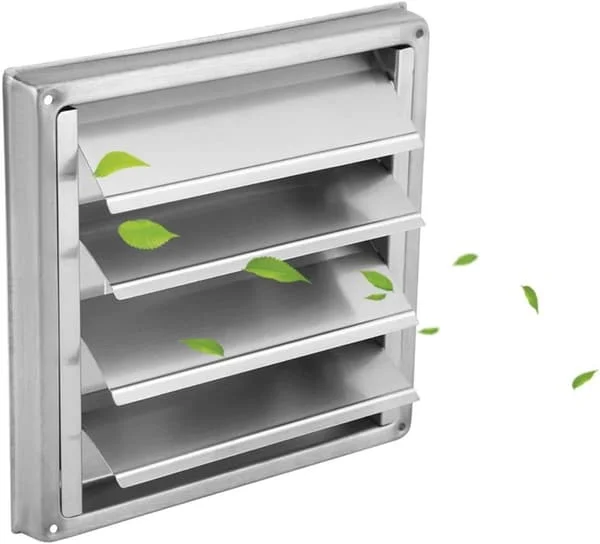Wall Ventilation Hood - Exhaust Grille - Stainless Steel - Bathroom - 150 mm - Ventilation Hood - Ventilation System