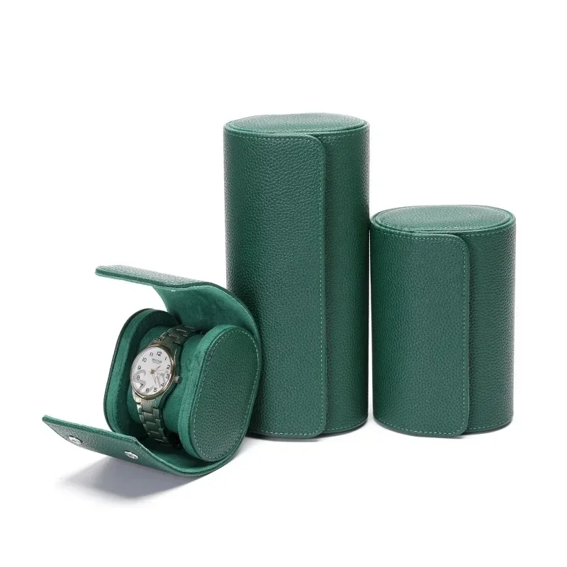 AliExpress - Embers Green Watch Roll 1 2 3 Slots Luxus Original Uhr Aufbewahrungsbox Reisetasche Uhrengehäuse Geschenkbox für Rolex