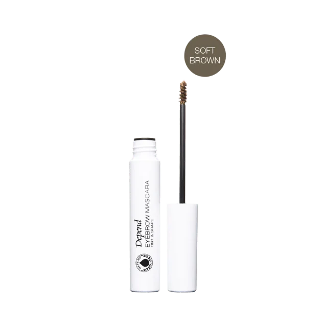 Depend Eyebrow Mascara Tint & Shape Ögonbryn Unisex Brun 1ST