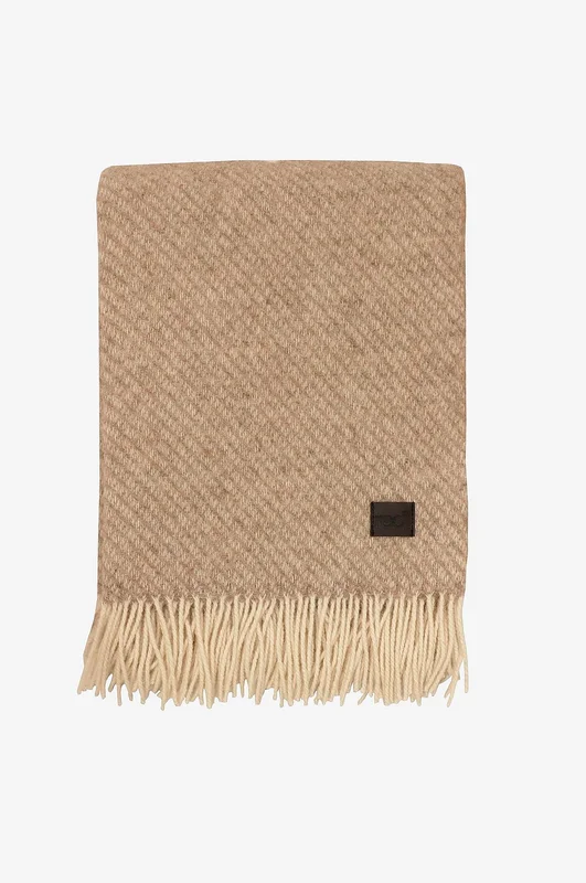 Redlunds - Aukland ullpledd - Beige - Tepper & pledd - 130X170 - Fra Homeroom