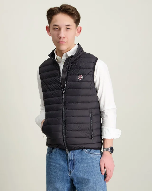 Colmar BOY DOWN VEST Noir Gilets Garçon - Kids Brand Store