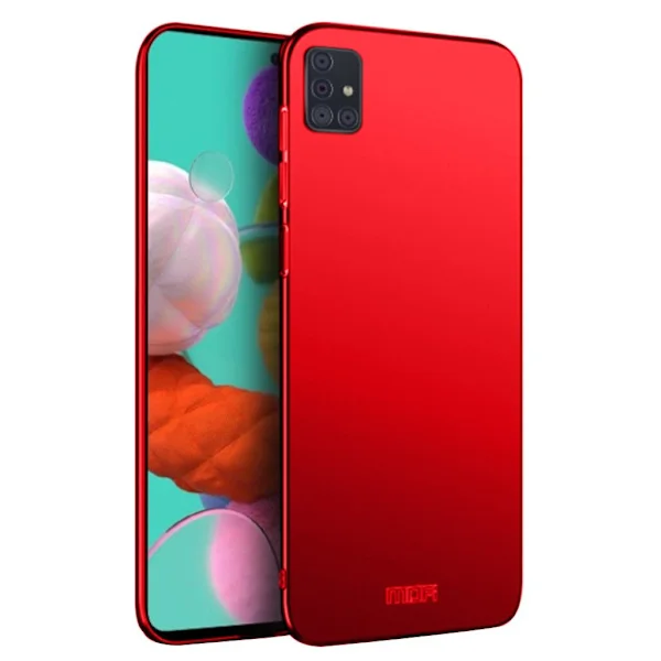 MOFI Samsung Galaxy A71 slim shield deksel - Rød