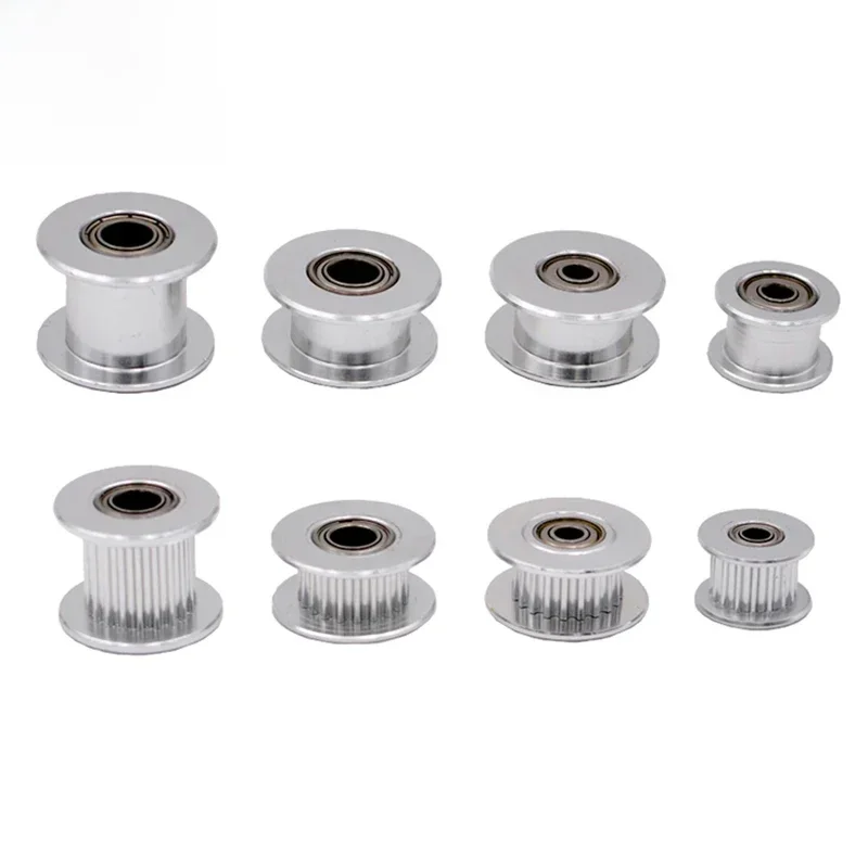 AliExpress - GT2 Spann Timing Pulley 16-zahn 20-Zähne mit 3mm oder 5mm Bohrung mit Lager für 3D Drucker Teile Zahnriemen 6mm 10mm