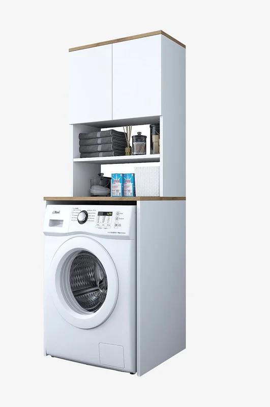 Hanah Home - Skap for vaskemaskin KD101 - 1949 - Hvit - Baderomsmøbler - Fra Homeroom