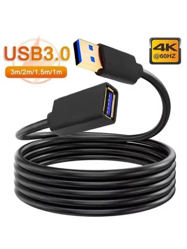 AliExpress - USB-Verlängerungskabel, USB 3.0 2.0-Verlängerungskabel für Smart TV, SSD, Xbox One, Laptop, PC, schnelle Geschwindigkeit, USB 3.0-