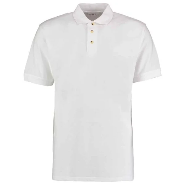 Kustom Kit Herr Arbetskläder Heather Pikétröja XL Vit