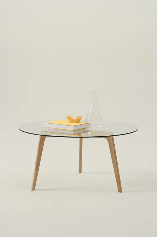 Jotex - Soffbord ø 90 Cm Glas - Ek Ek MALEVIK - Köp Soffbord hos Jotex