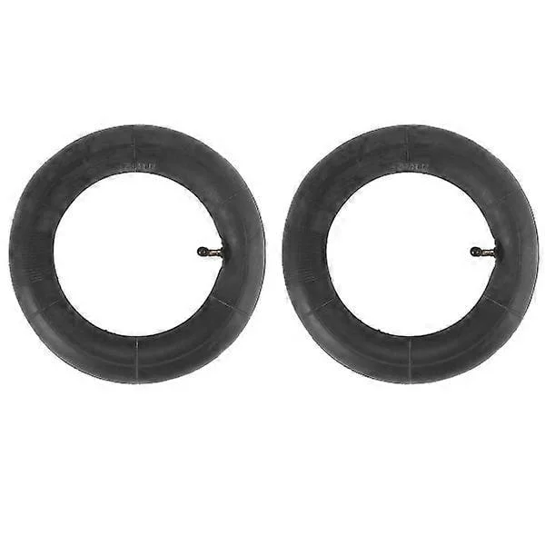 2 stycken 10 X 2.125 (10 tum) skoter innerslang för 10x2 däck 10x1.90 10x1.95 10x2 10x2.125 Elektrisk skoter innerslang [DB] svart