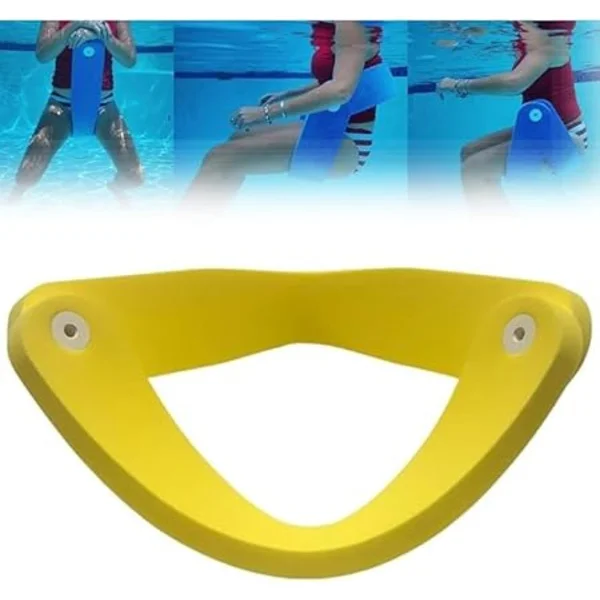 Water Lounger, Float-N-Fold Water Chair, 3-in-1 Foldable Non-Inflatable Foam Floating Lounge Chair, Floating Chairs for Pool Parties