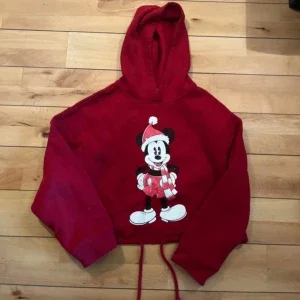 Röd Disney hoodie från Zara, S