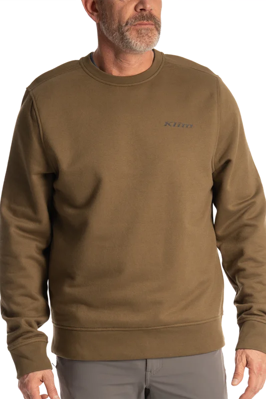 Pulover Klim Range Crew verde oliv închis S