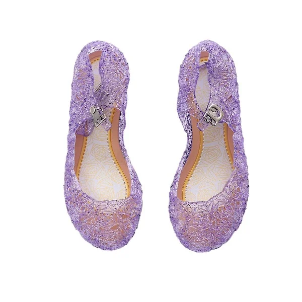 Jelly Shoes Jenter Mary Dance Party Cosplay Sko Jelly Flat Sandaler Jente Sandaler Sandaler Barn Jenter Sandal
