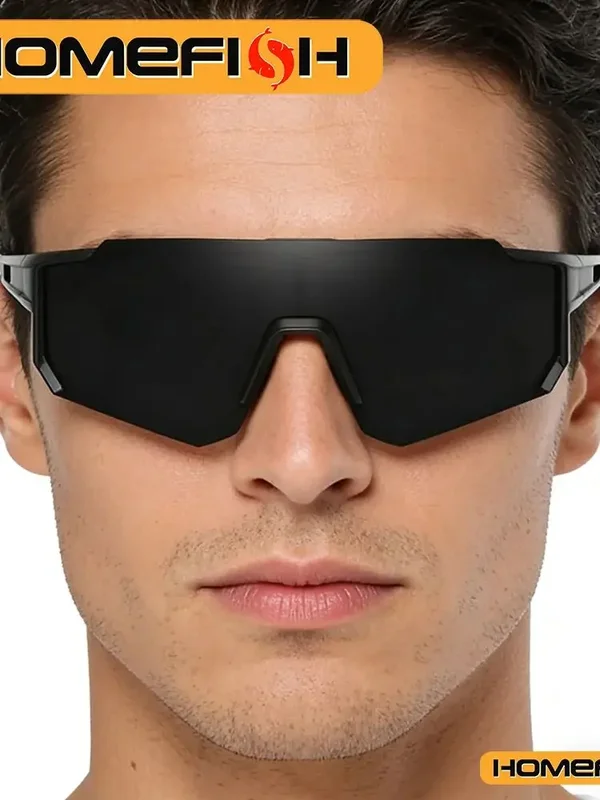 AliExpress - Nouvelles lunettes de soleil sportives européennes et américaines pour hommes, design monobloc pare-vent pour la conduite en extérieur et